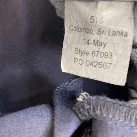 Lilly Pulitzer Worth skinny pant navy blue size 2 beachy preppy minimalist - Picture 15 of 15